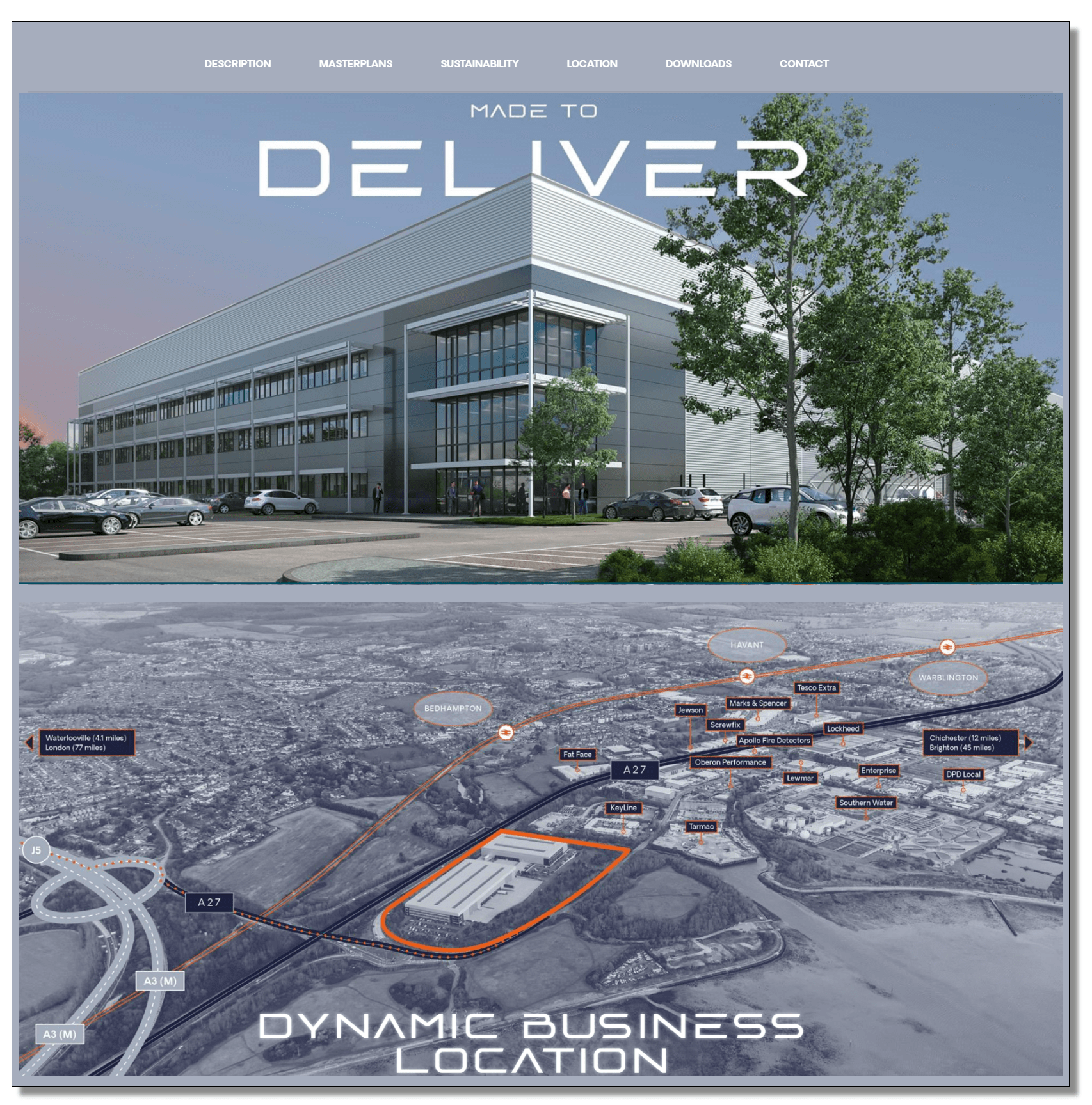 A perfect site for a Last Mile Distribution Centre' don't you think?